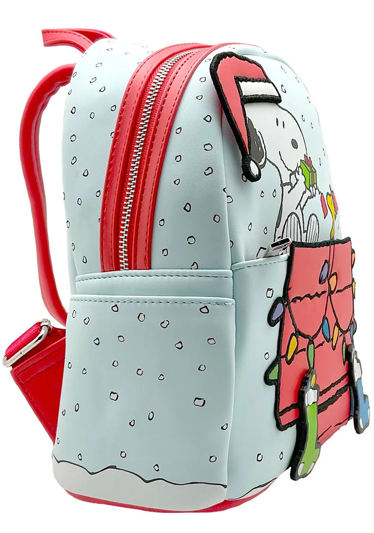Loungefly The Great Fantastic X Peanuts Snoopy & Woodstock Gift Giving Mini Backpack 5 Loungefly The Great Fantastic X Peanuts Snoopy & Woodstock Gift Giving Mini Backpack