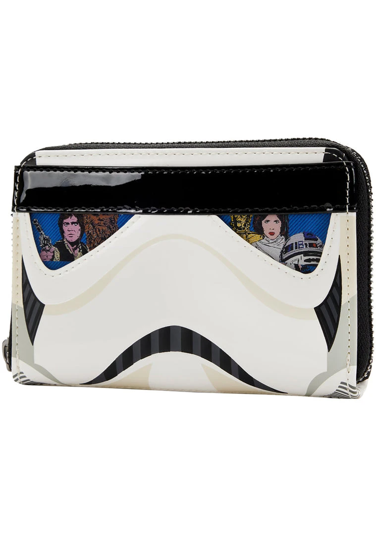 Loungefly X Star Wars Stormtrooper Lenticular Zip Around Wallet 3 Loungefly X Star Wars Stormtrooper Lenticular Zip Around Wallet
