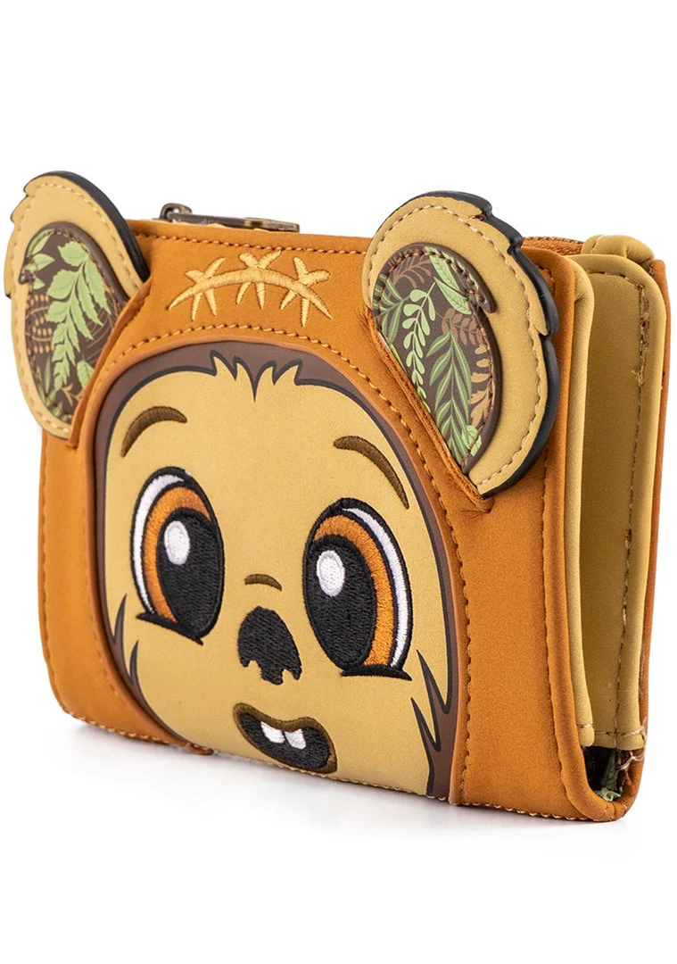 Loungefly X Star Wars Wicket Cosplay Flap Wallet Bags 5 Loungefly X Star Wars Wicket Cosplay Flap Wallet Bags