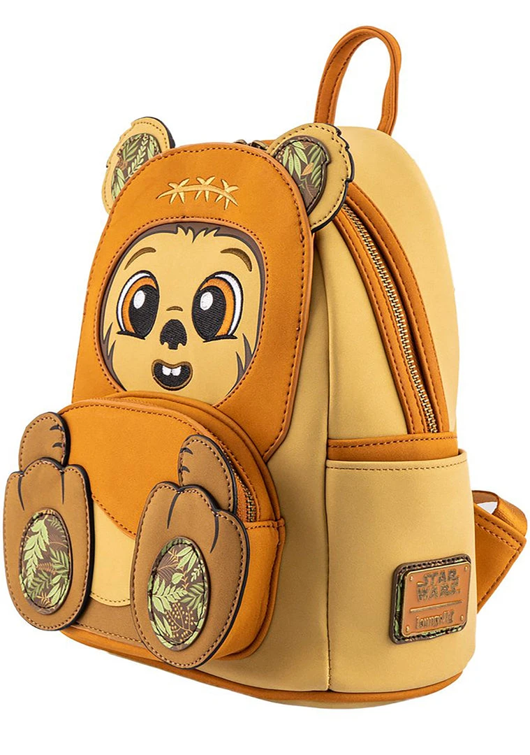 Loungefly X Star Wars Wicket Footsie Cosplay Mini Backpack Bags 5 Loungefly X Star Wars Wicket Footsie Cosplay Mini Backpack Bags