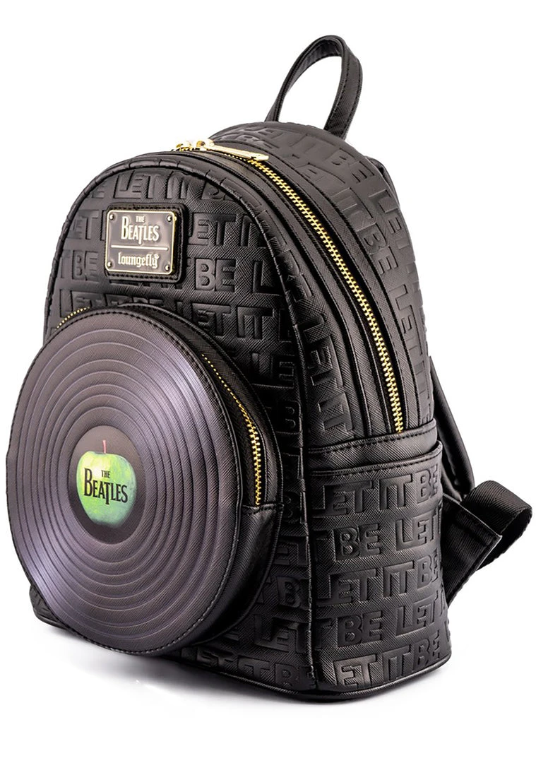 Loungefly X The Beatles Let It Be Vinyl Record Mini Backpack World Tour 5 Loungefly X The Beatles Let It Be Vinyl Record Mini Backpack World Tour