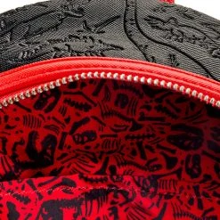 Loungefly X Universal Jurassic Park Logo Mini Backpack New