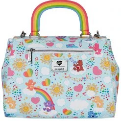 Loungefly New X Care Bears 40th Anniversary Care A Lot Satchel Crossbody Bag