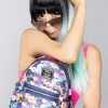 Loungefly X LASR Exclusive Disney Alice In Wonderland Golden Afternoon AOP Mini Backpack