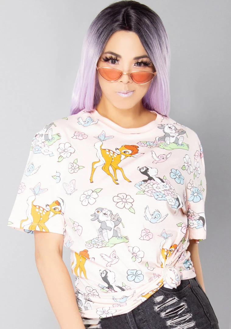 Loungefly X Disney Bambi Springtime T-Shirt 3 Loungefly X Disney Bambi Springtime T-Shirt