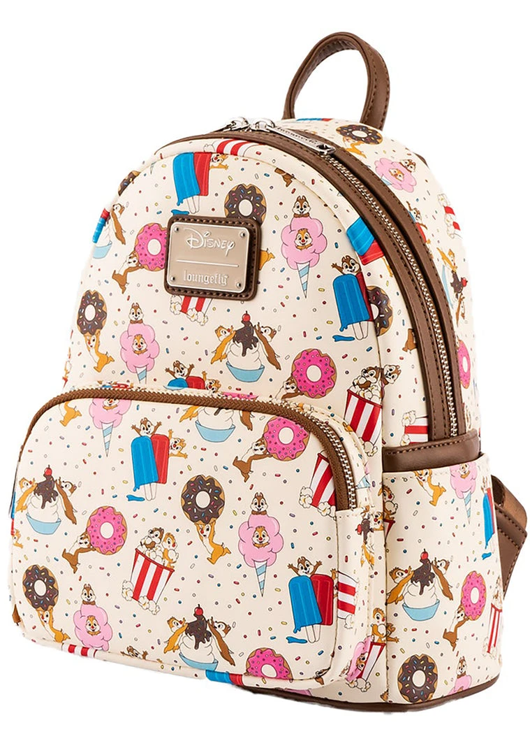 Loungefly X Disney Chip And Dale Sweet Treats AOP Mini Backpack Tea Room Cinema 5 Loungefly X Disney Chip And Dale Sweet Treats AOP Mini Backpack Tea Room Cinema