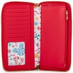 Loungefly X Disney Mickey Minnie Gingerbread AOP Zip Around Wallet Bags 11 Loungefly X Disney Mickey Minnie Gingerbread AOP Zip Around Wallet Bags