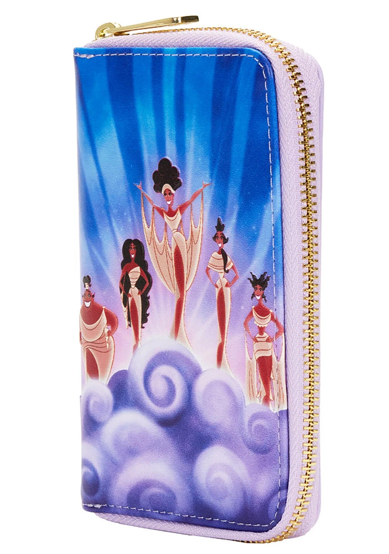 Loungefly X Disney Hercules Muses Cloud Zip Around Wallet New 5 Loungefly X Disney Hercules Muses Cloud Zip Around Wallet New