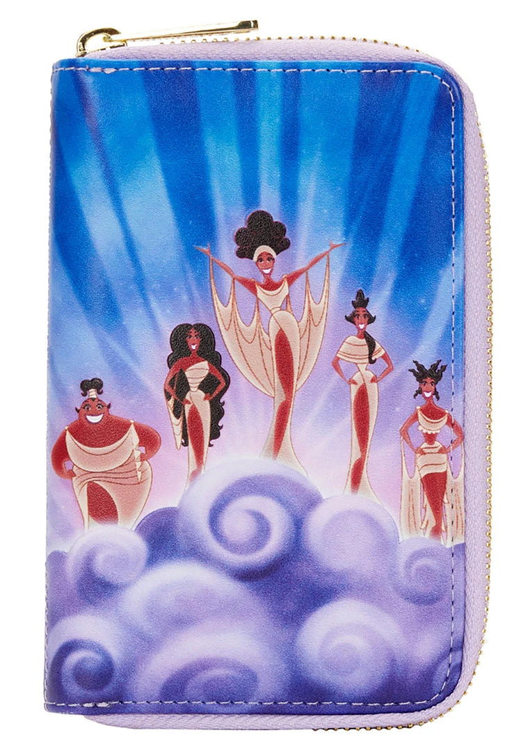 Loungefly X Disney Hercules Muses Cloud Zip Around Wallet New 4 Loungefly X Disney Hercules Muses Cloud Zip Around Wallet New