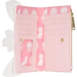 Loungefly New X Disney Marie Sprinkle Cupcake Cosplay Flap Wallet