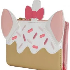 Loungefly New X Disney Marie Sprinkle Cupcake Cosplay Flap Wallet