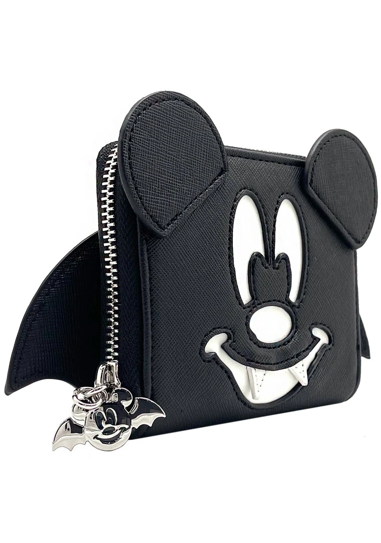 Loungefly New X LASR Exclusive Disney Mickey Bat Zip Wallet 6 Loungefly New X LASR Exclusive Disney Mickey Bat Zip Wallet