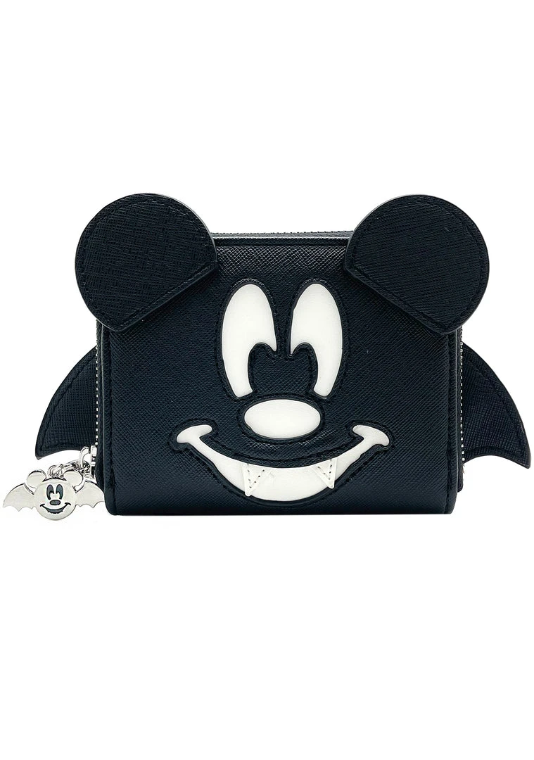 Loungefly New X LASR Exclusive Disney Mickey Bat Zip Wallet 5 Loungefly New X LASR Exclusive Disney Mickey Bat Zip Wallet