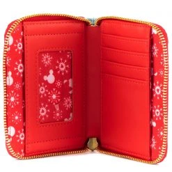 Loungefly X Disney Mickey Minnie Snowman AOP Zip Around Wallet Bags 9 Loungefly X Disney Mickey Minnie Snowman AOP Zip Around Wallet Bags