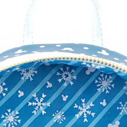 Loungefly X Disney Mickey & Minnie Snow Globe Mini Backpack 11 Loungefly X Disney Mickey & Minnie Snow Globe Mini Backpack