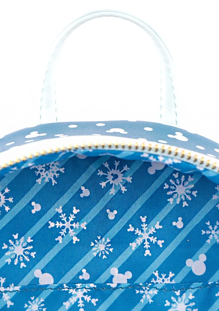 Loungefly X Disney Mickey & Minnie Snow Globe Mini Backpack 7 Loungefly X Disney Mickey & Minnie Snow Globe Mini Backpack