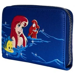 Loungefly New X Disney The Little Mermaid Ariel Fireworks Glow Zip Around Wallet 11 Loungefly New X Disney The Little Mermaid Ariel Fireworks Glow Zip Around Wallet