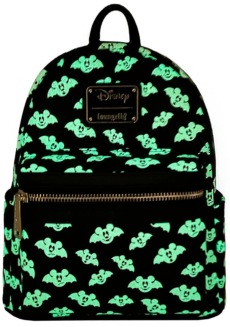 Loungefly X LASR Exclusive Disney Totally Batty Mickey Bat AOP Mini Backpack New 6 Loungefly X LASR Exclusive Disney Totally Batty Mickey Bat AOP Mini Backpack New