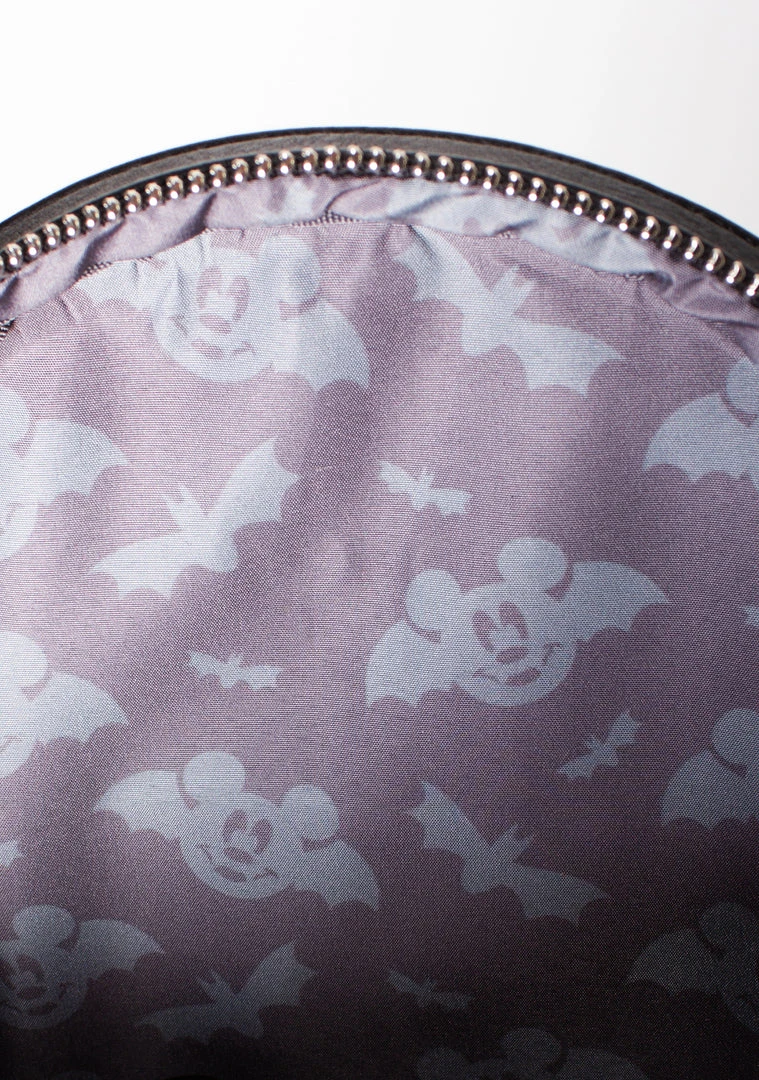 Loungefly X LASR Exclusive Disney Totally Batty Mickey Bat AOP Mini Backpack New 9 Loungefly X LASR Exclusive Disney Totally Batty Mickey Bat AOP Mini Backpack New