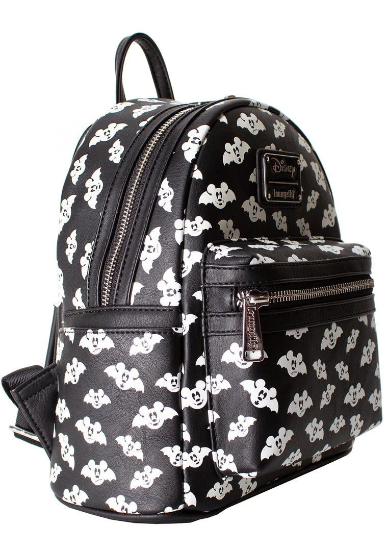 Loungefly X LASR Exclusive Disney Totally Batty Mickey Bat AOP Mini Backpack New 7 Loungefly X LASR Exclusive Disney Totally Batty Mickey Bat AOP Mini Backpack New