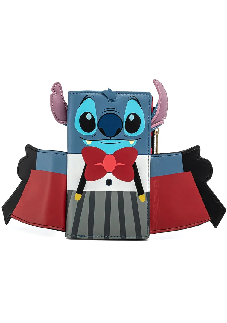 Loungefly X Disney Vampire Stitch Bowtie Wallet 5 Loungefly X Disney Vampire Stitch Bowtie Wallet