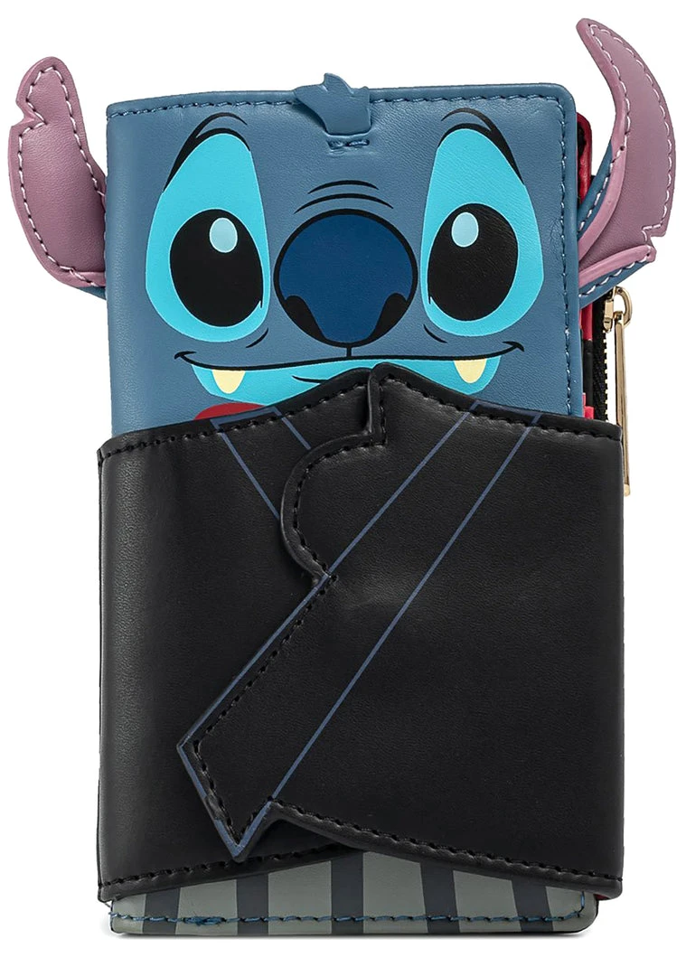 Loungefly X Disney Vampire Stitch Bowtie Wallet 4 Loungefly X Disney Vampire Stitch Bowtie Wallet