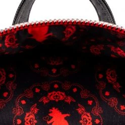 Loungefly Mad World X Disney Villains Scene Queen Of Hearts Mini Backpack 12 Loungefly Mad World X Disney Villains Scene Queen Of Hearts Mini Backpack