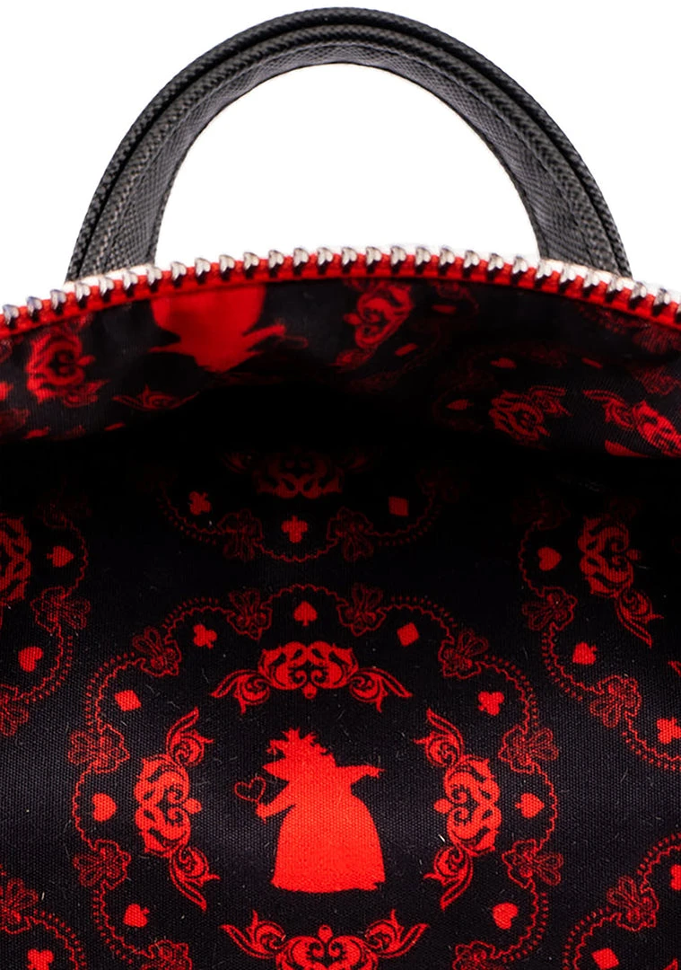Loungefly Mad World X Disney Villains Scene Queen Of Hearts Mini Backpack 7 Loungefly Mad World X Disney Villains Scene Queen Of Hearts Mini Backpack