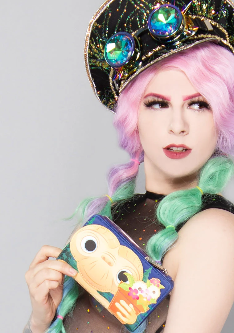 Loungefly X Universal ET I'll Be Right Here Wallet New 3 Loungefly X Universal ET I'll Be Right Here Wallet New