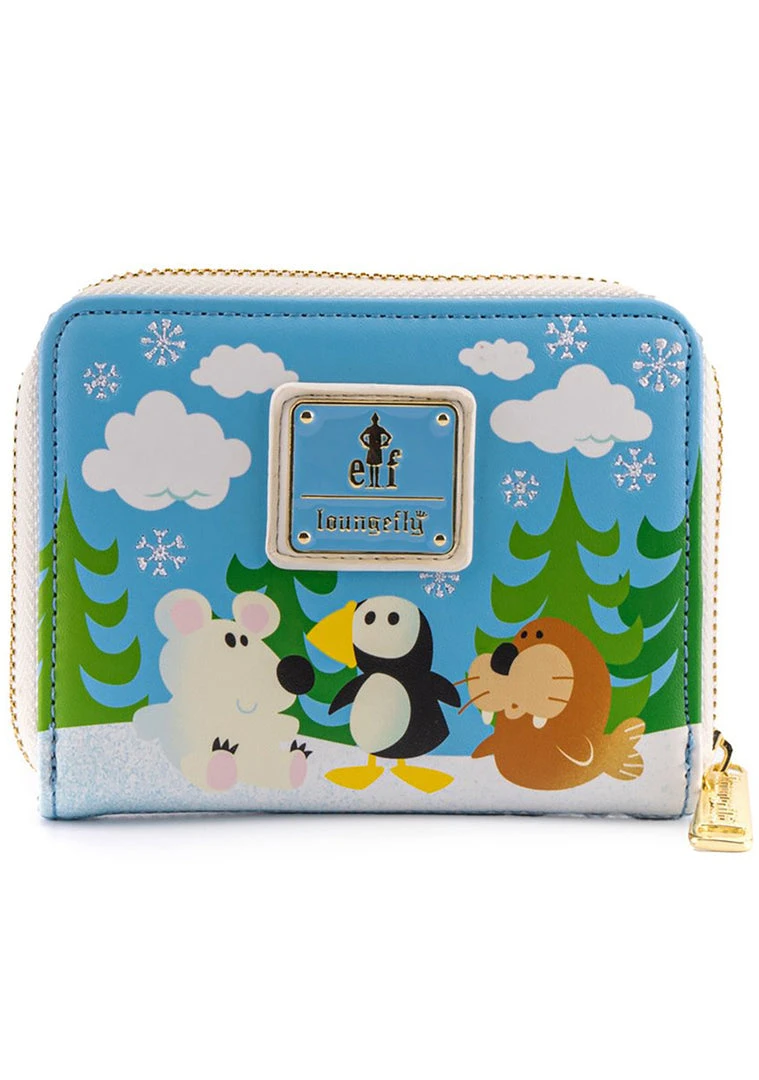 Loungefly X Elf Buddy & Friends Zip Around Wallet The Great Fantastic 6 Loungefly X Elf Buddy & Friends Zip Around Wallet The Great Fantastic