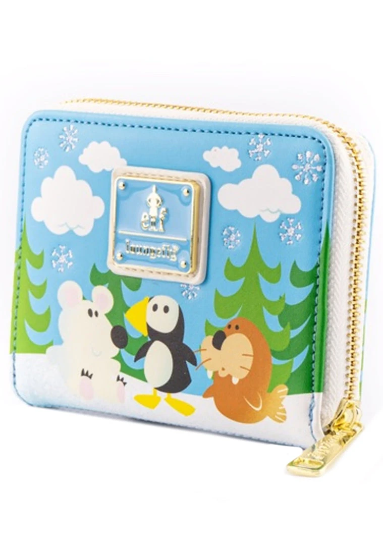 Loungefly X Elf Buddy & Friends Zip Around Wallet The Great Fantastic 5 Loungefly X Elf Buddy & Friends Zip Around Wallet The Great Fantastic