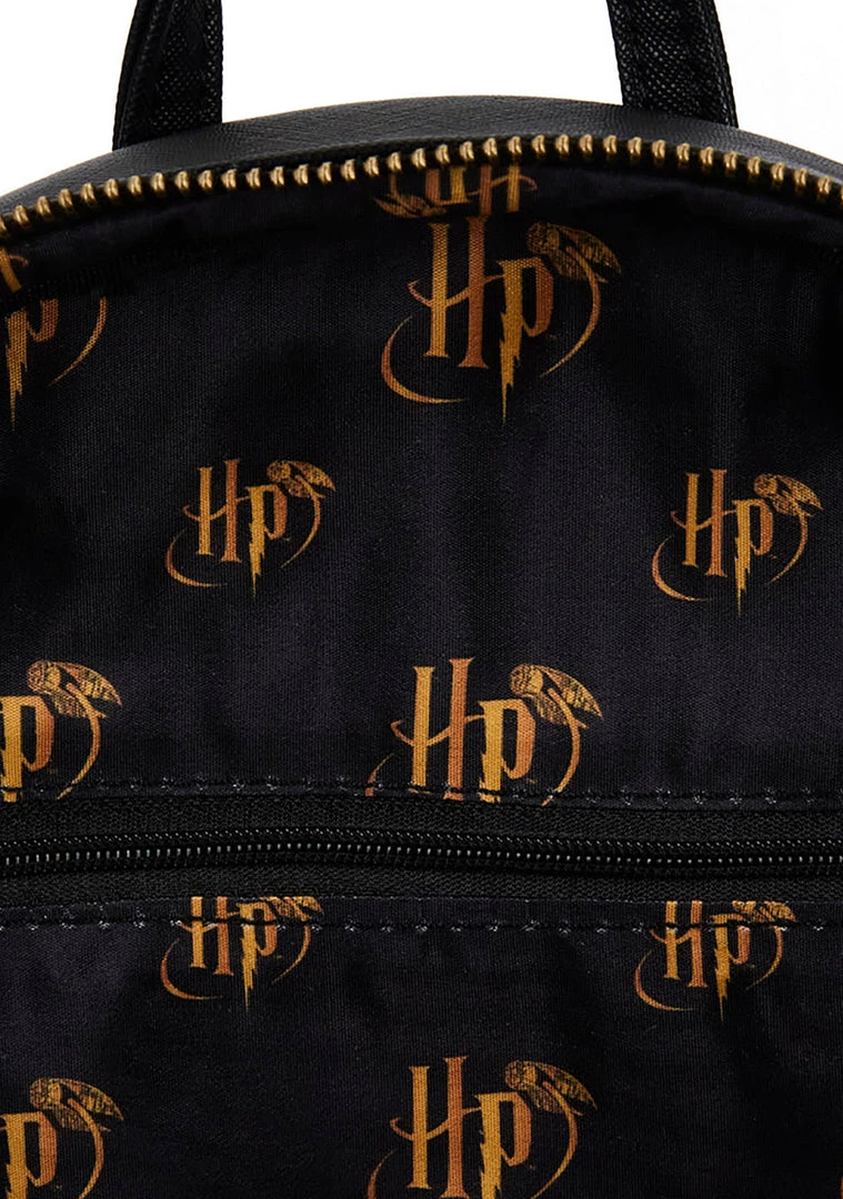 Loungefly New X Harry Potter Trilogy Triple Pocket Mini Backpack 7 Loungefly New X Harry Potter Trilogy Triple Pocket Mini Backpack