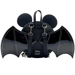 Loungefly New X LASR Exclusive Disney Mickey Bat Convertible Mini Backpack 12 Loungefly New X LASR Exclusive Disney Mickey Bat Convertible Mini Backpack
