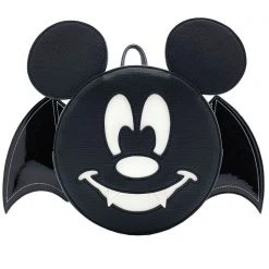 Loungefly New X LASR Exclusive Disney Mickey Bat Convertible Mini Backpack 10 Loungefly New X LASR Exclusive Disney Mickey Bat Convertible Mini Backpack
