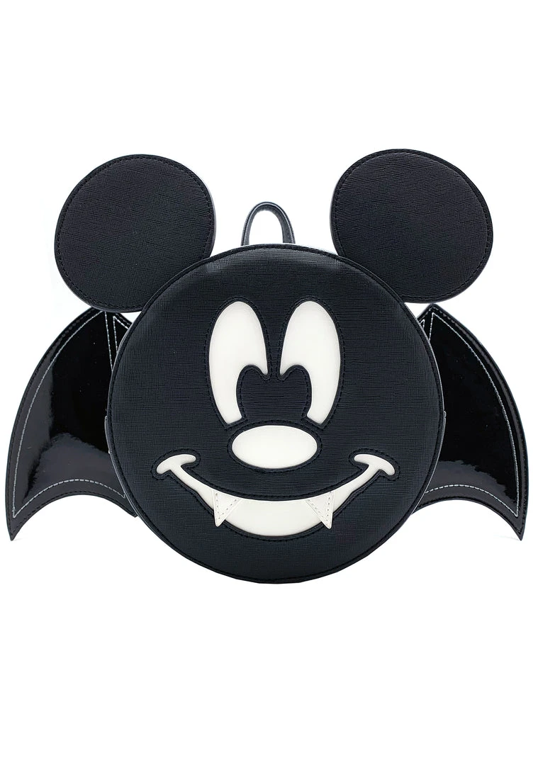Loungefly New X LASR Exclusive Disney Mickey Bat Convertible Mini Backpack 5 Loungefly New X LASR Exclusive Disney Mickey Bat Convertible Mini Backpack
