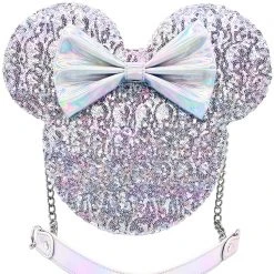 Loungefly New X LASR Exclusive Disney Holographic Minnie Sequin Crossbody Bag 10 Loungefly New X LASR Exclusive Disney Holographic Minnie Sequin Crossbody Bag