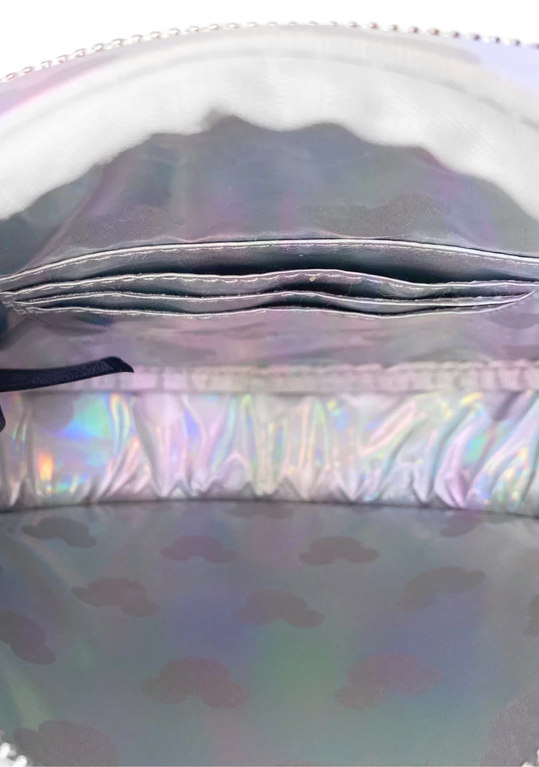 Loungefly New X LASR Exclusive Disney Holographic Minnie Sequin Crossbody Bag 8 Loungefly New X LASR Exclusive Disney Holographic Minnie Sequin Crossbody Bag