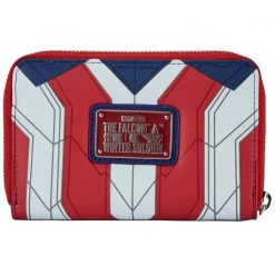 Loungefly X Marvel Falcon Captain America Cosplay Zip Around Wallet 10 Loungefly X Marvel Falcon Captain America Cosplay Zip Around Wallet