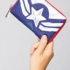 Loungefly X Marvel Falcon Captain America Cosplay Zip Around Wallet