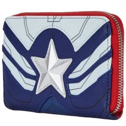 Loungefly X Marvel Falcon Captain America Cosplay Zip Around Wallet 9 Loungefly X Marvel Falcon Captain America Cosplay Zip Around Wallet