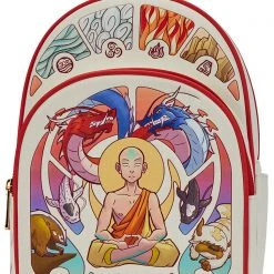 Loungefly X Nickelodeon Avatar Aang Meditation Mini Backpack New