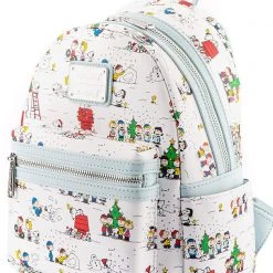 Loungefly The Great Fantastic X Peanuts Happy Holidays AOP Mini Backpack 9 Loungefly The Great Fantastic X Peanuts Happy Holidays AOP Mini Backpack