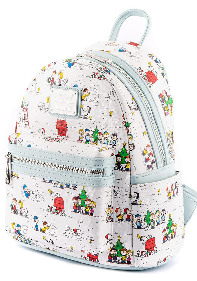 Loungefly The Great Fantastic X Peanuts Happy Holidays AOP Mini Backpack 5 Loungefly The Great Fantastic X Peanuts Happy Holidays AOP Mini Backpack