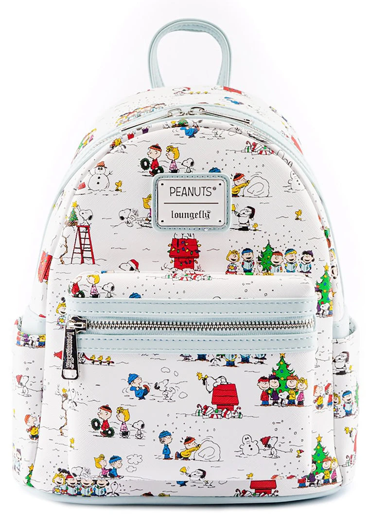 Loungefly The Great Fantastic X Peanuts Happy Holidays AOP Mini Backpack 4 Loungefly The Great Fantastic X Peanuts Happy Holidays AOP Mini Backpack