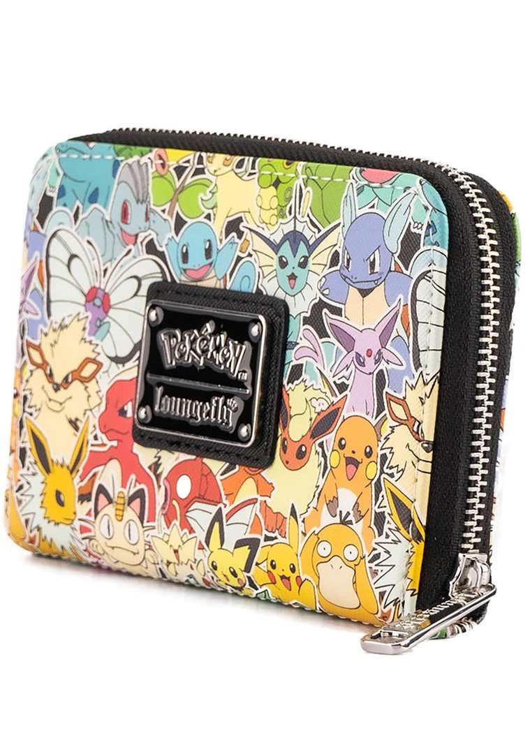 Loungefly X Pokemon Ombre Zip Around Wallet 5 Loungefly X Pokemon Ombre Zip Around Wallet