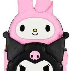 Loungefly X Sanrio My Melody Kuromi Double Pocket Cosplay Mini Backpack
