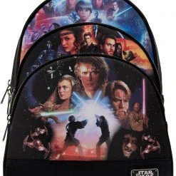Loungefly X Star Wars Prequel Trilogy Mini Backpack