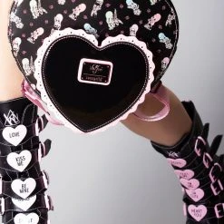 Loungefly New X Valfré Bad Bettie Tattoo Heart Mini Backpack