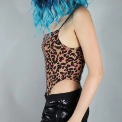 Motel Rocks Solemo Jungle Leopard Bodysuit