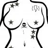 Pastease Accessories Body Minis Black Glitter Star Nipple & Body Pasties 8PK Set 1 Pastease Accessories Body Minis Black Glitter Star Nipple & Body Pasties 8PK Set